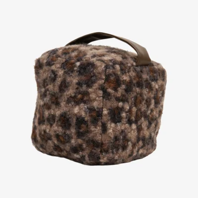 The Range Leopard Print Doorstop