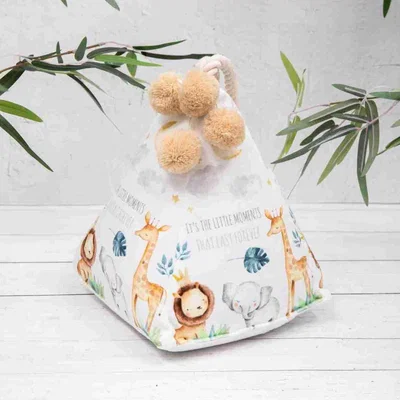 The Range Little Moments Doorstop - White