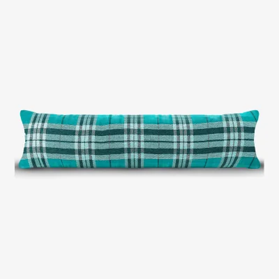 The Range Classic Check Draught Excluder - Teal