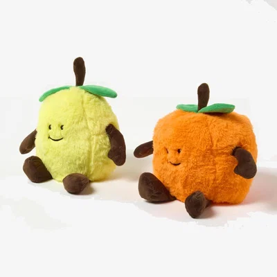 The Range Lemon and Orange Doorstop Set of 2 - Lemon, Orange