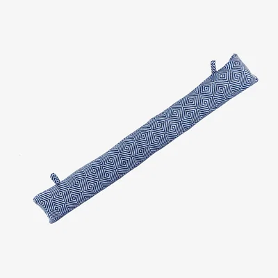 The Range 80cm Chevron Draught Excluder - Blue