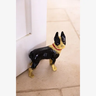 Rockett St George Boston Terrier Cast Iron Door Stop