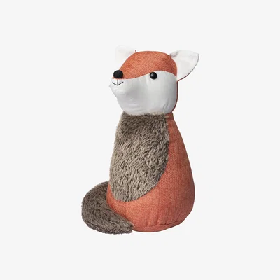 The Range Hand Crafted Fox Door Stopper - Orange