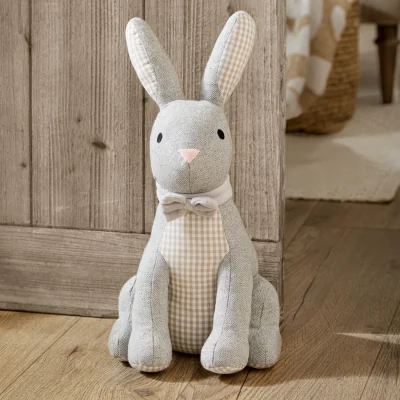 The Range Harvey Hare Herringbone Door Stop - Natural