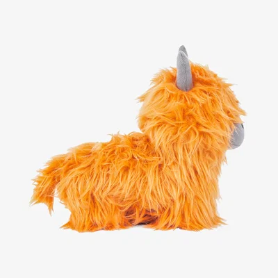 The Range Shaggy Highland Cow Door Stop - Orange