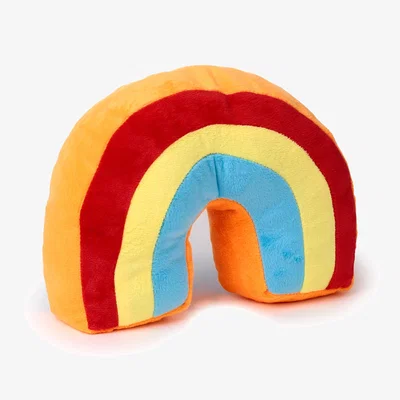 The Range Plush Door Stop - Rainbow - White