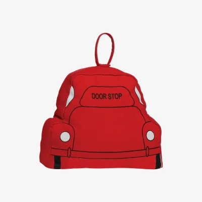 The Range Red Fabric Car Door Stop - Red