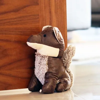 The Range Novelty Weighted Animal Doorstop - Brown