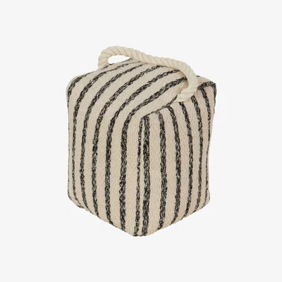 The Range Nautical Stripe Doorstop - Natural