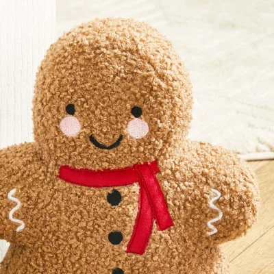 The Range OHS Boucle Gingerbread Doorstop - Natural