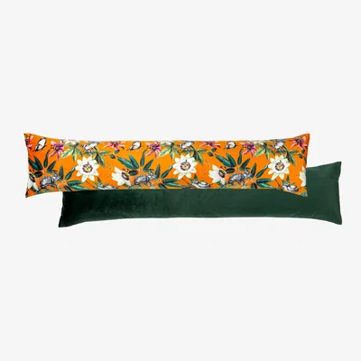 The Range Wild Passion Creatures Digitally Printed Velvet  Draught Excluder - Orange