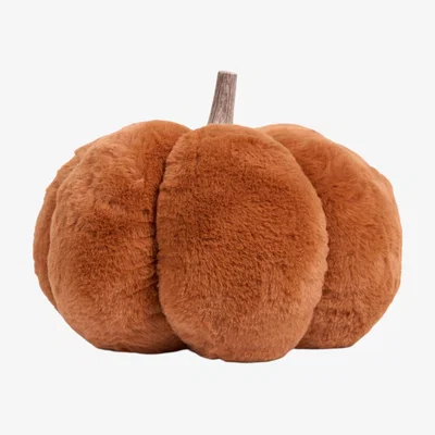 The Range Assorted Pumpkin Faux Fur Doorstop
