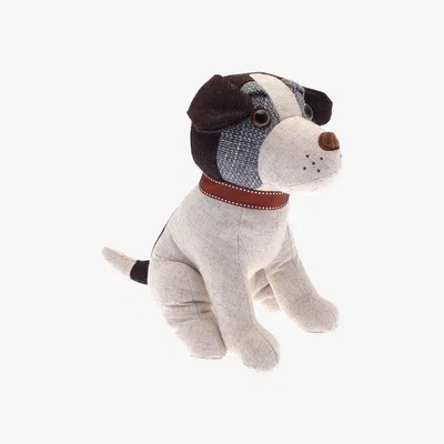 The Range Jack Russell Weighted Door Stop - White
