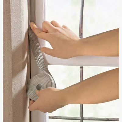 The Range 2 x Caulk Rope Draught Excluder Rolls - Grey