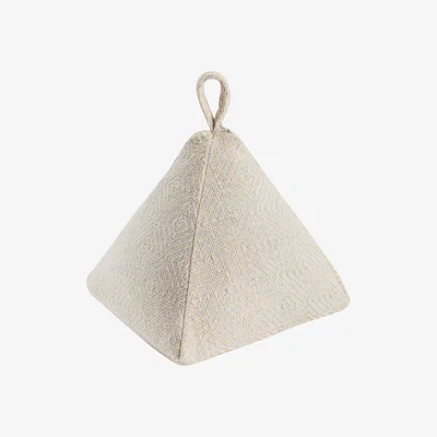 The Range 20cm Chevron Door Stop - Natural