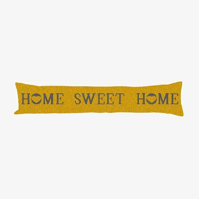 The Range Luxury Chenille Home Sweet Home Draught Excluder - Ochre