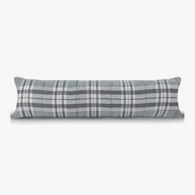 The Range Classic Check Draught Excluder - Grey