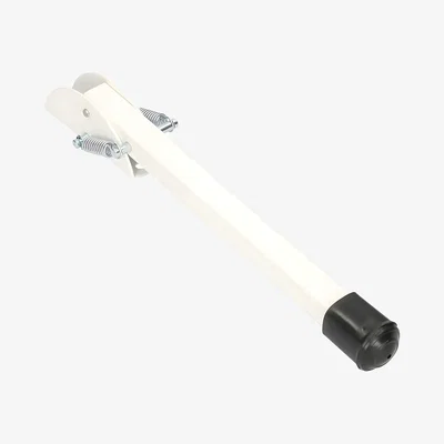 The Range 20 cm / 8 in Gold Kick Down Door Stop - Keep The Door Stay Open - White / 25cm
