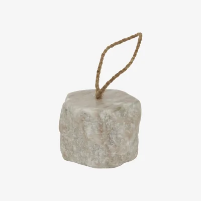 The Range Marble Doorstop Decorative Home Accessory - Silver