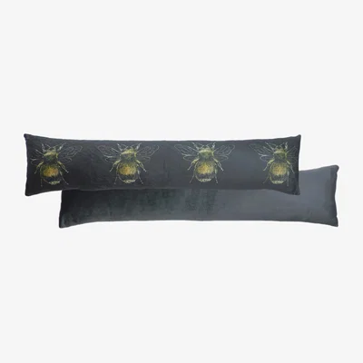 The Range Gold Bee Draught Excluder - Dark Grey
