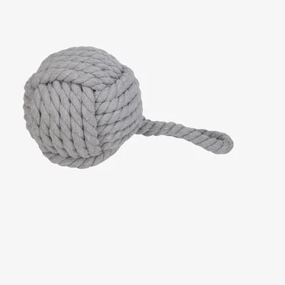 The Range Coastal Rope Ball Doorstop - Grey