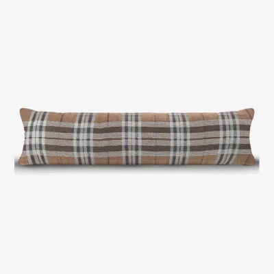 The Range Classic Check Draught Excluder - Natural