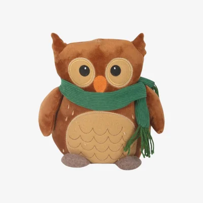 The Range Oliver Owl Doorstop - Brown