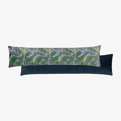 The Range Ebon Wilds Nkiru Velvet Draught Excluder - Green