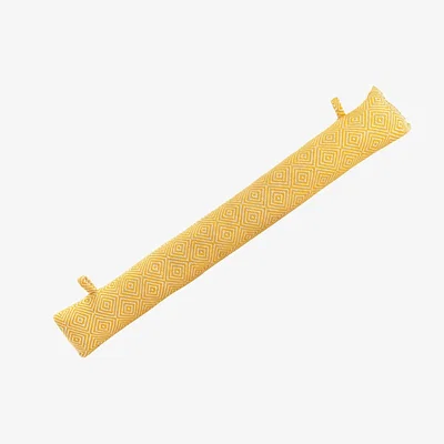 The Range 80cm Chevron Draught Excluder - Yellow