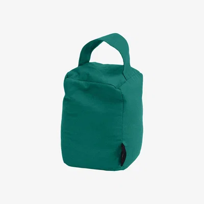 The Range Floor Mounted Doorstoppers with Carry Handle - Green