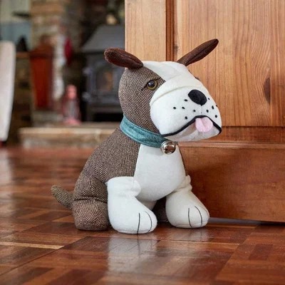 The Range Bulldog Doorstop - Brown