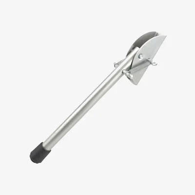 The Range 20 cm / 8 in Gold Kick Down Door Stop - Keep The Door Stay Open - Silver / 20cm