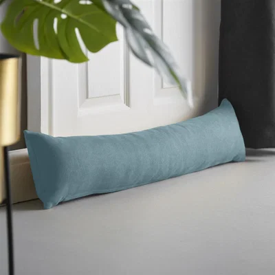 The Range Velvet Chenille Draught Excluder - Teal