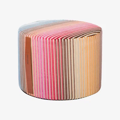 Amara Missoni Home - Jacaranda Cylindrical Pouf - T59 - 30x40cm