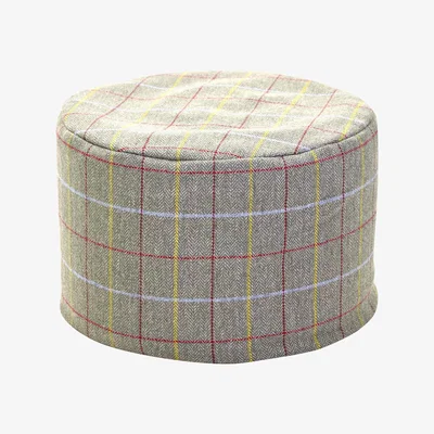 Amara Tweedmill - Tweed Pouf - 45x30cm - Sage