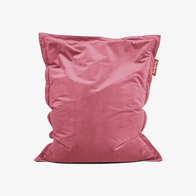 Amara Fatboy - The Original Slim Velvet Bean Bag - Deep Blush