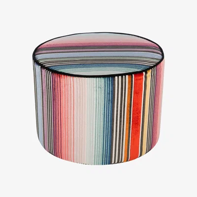 Amara Missoni Home - Anversa Cylindrical Pouf - 159 - 40x30cm