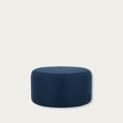 Bombinate.com Evening Blue Short Folk Pouf