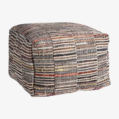 Furniture123 Gallery Alonzo Upholstered Pouffe Multi
