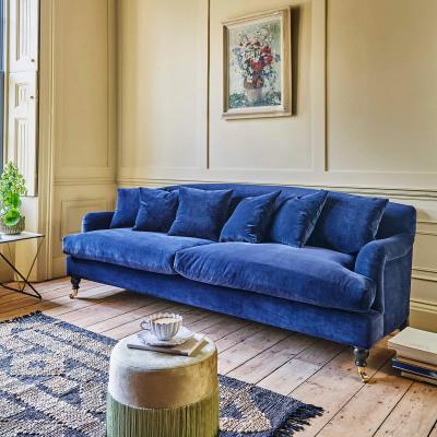 Graham & Green Doze 3 Seater Pewter Linen