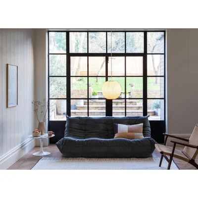 Heal's Ligne Roset Togo Large Settee Alcantara Curry - Heal's UK Furniture