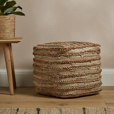 IO Living Leeden Pouffe Natural