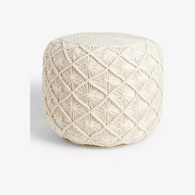 John Lewis John Lewis Macrame Pouffe