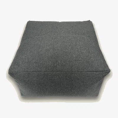 Marks & Spencer Kaikoo Brushed Pouffe - Grey, Grey