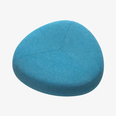 Made in Design Kipu Large Pouf - 130 x 130 cm by Lapalma Blue