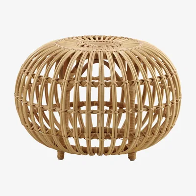 Made in Design Ottoman Pouf - Ø 55 cm / Reissue 1951 by Sika Design Brown/Beige