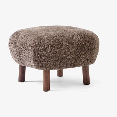 Made in Design ATD1 Pouf - / Sheepskin by &tradition Brown