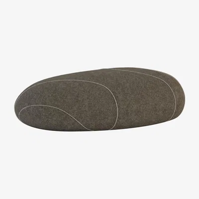 Made in Design Marc Livingstones Pouf - Woollen version - Indoor use by Smarin Brown