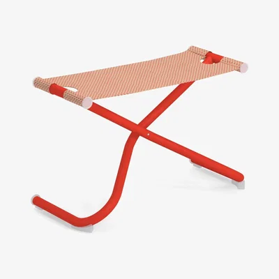 Made in Design Snooze Pouf - / Footrest - Folding by Emu Orange