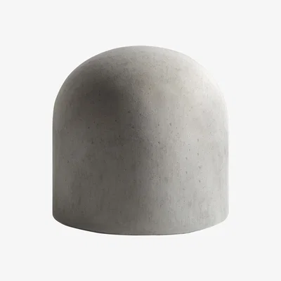 Made in Design Bard Pouf - Padded by Internoitaliano Grey